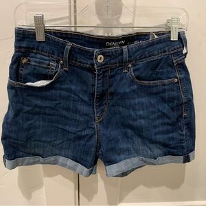 Denizen from Levi's Dark Blue Roll-Cuff Denim Shorts